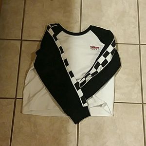 Checkered love sweatshirt